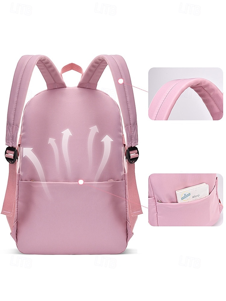 Vízálló iskolai hátizsák tinédzsereknek nagy kapacitással és több rekeszes kialakítással – stílusos utazó- és mindennapi táska lányoknak és fiúknak 2026 - $34.99 –P5