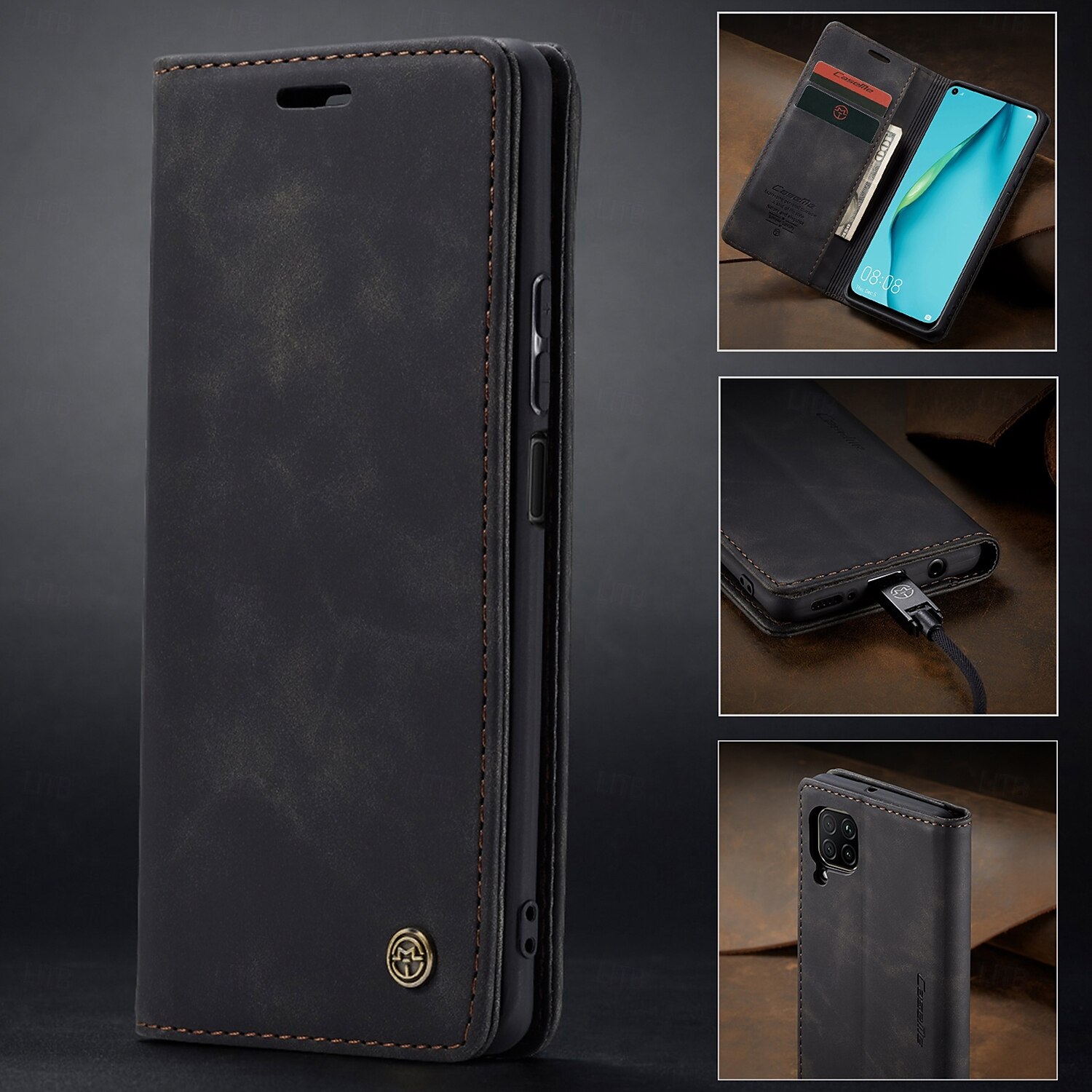 telefono Custodia Per Huawei P40 P30 P20 Mate 20 Pro Custodia Portafoglio Custodia a Flip Cavalletto Resistente agli urti TPU Pelle PU del 2025 a $12.99 –P2