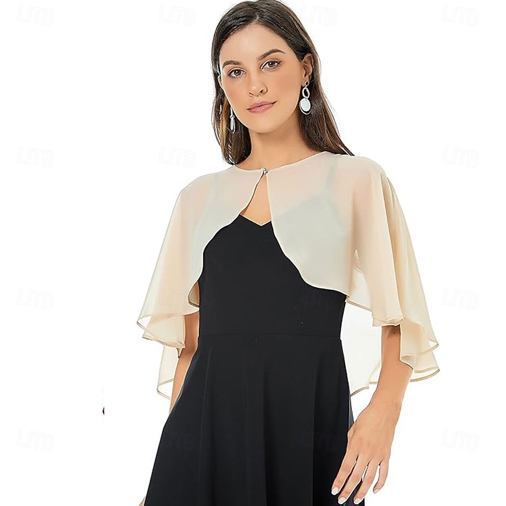 Shawl and Wraps for Evening Dress Chiffon Shawls Wedding Shrug Guest Bridesmaid Cape Scarves for Womens 2025 - $14.99 –P14