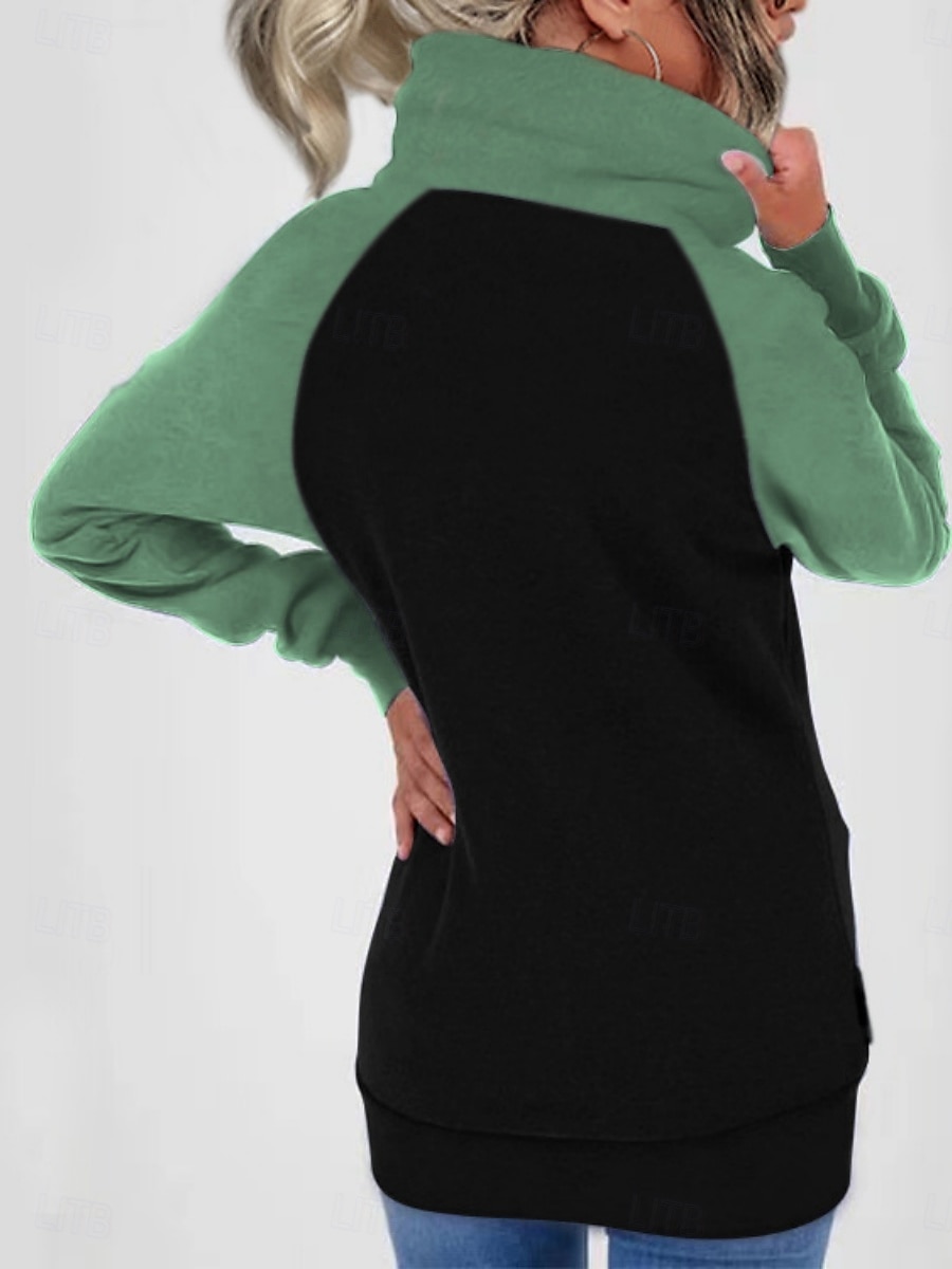 Női Pulóver Hoodie pulóver Színes Alkalmi Hosszú ujj Kapucni Normál felsők Utca Hétköznapi Cipzár Zseb Fehér Rubin Khakizöld Katonai zöld Ősz Tél 2025 - $19.99 –P2