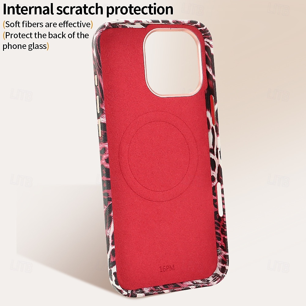 telefono Custodia Per iPhone 16 iPhone 15 Pro Max Copertura Posteriore Magnetico Resistente agli urti Retrò TPU Pelle PU del 2025 a $25.99 –P5
