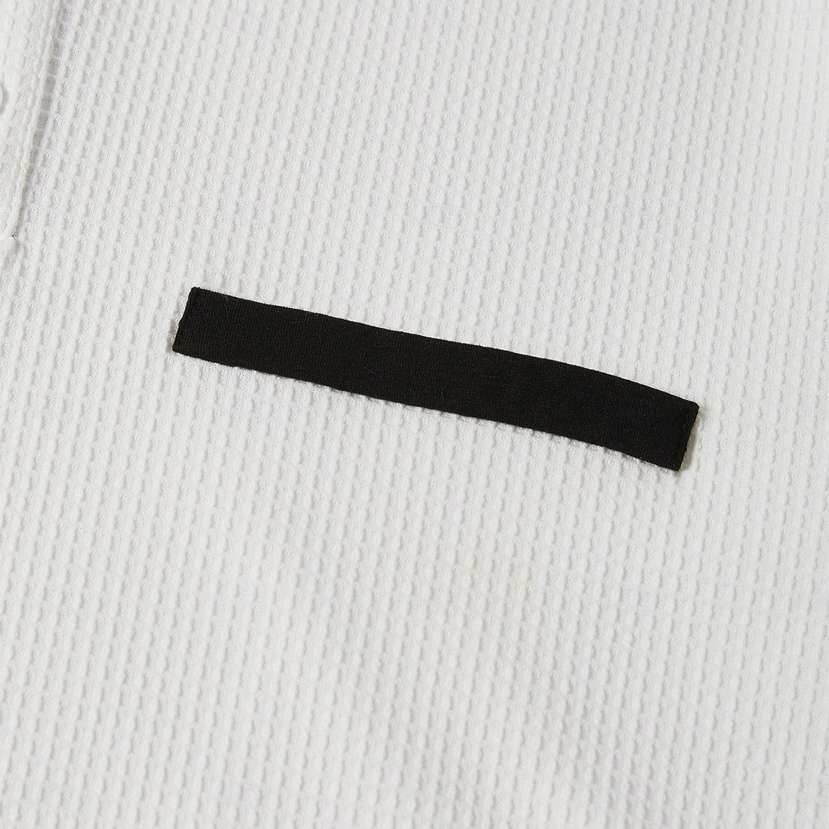 Herren Waffel-Poloshirts Poloshirts Formell Geschäft Gerippter Polokragen Langarm Mode Einfarbig Tasche Knöpfe Frühling & Herbst Weiß Blau Grau Waffel-Poloshirts 2025 - $24.99 –P5
