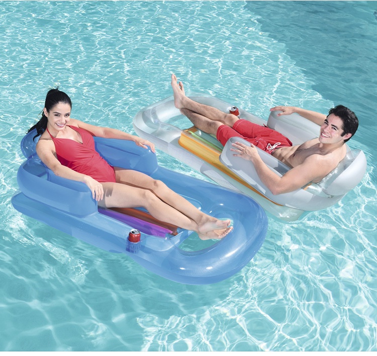 Floating Bed Inflatable Pool Float Summer Outdoor Inflatable Beach Swimming Pool Float Water LoungerPortable Inflatable ReclinerComfortable Floating Bed & Floating Chair Pool Raft for Adult 2025 - $83.99 –P5