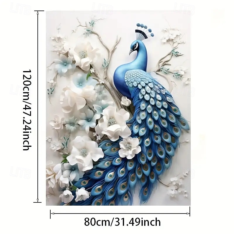 1 affiche d'art de paon moderne sans cadre, peinture sur toile, salon, affiche sur toile moderne, décoration de chambre et de salon de 2026 ? $9.99 –P3