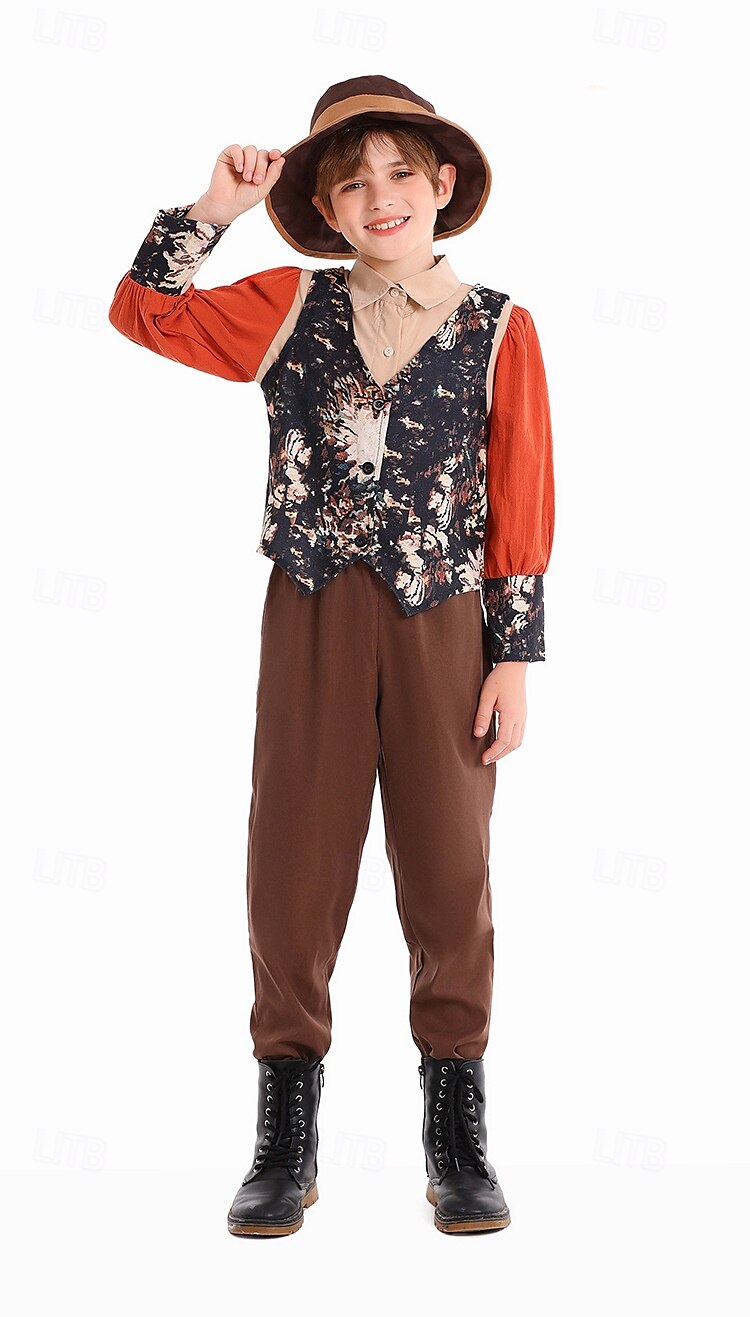 Saga Bypojke Pionjär Cosplay-kostym Kläder Sagobokskaraktärer Cosplay Film-cosplay for Pojkar Barn Halloween Karnival Världsbokdagen Prestanda Pedagogisk klädsel Klädsel för skolevenemang 2025 - €41.99 –P4