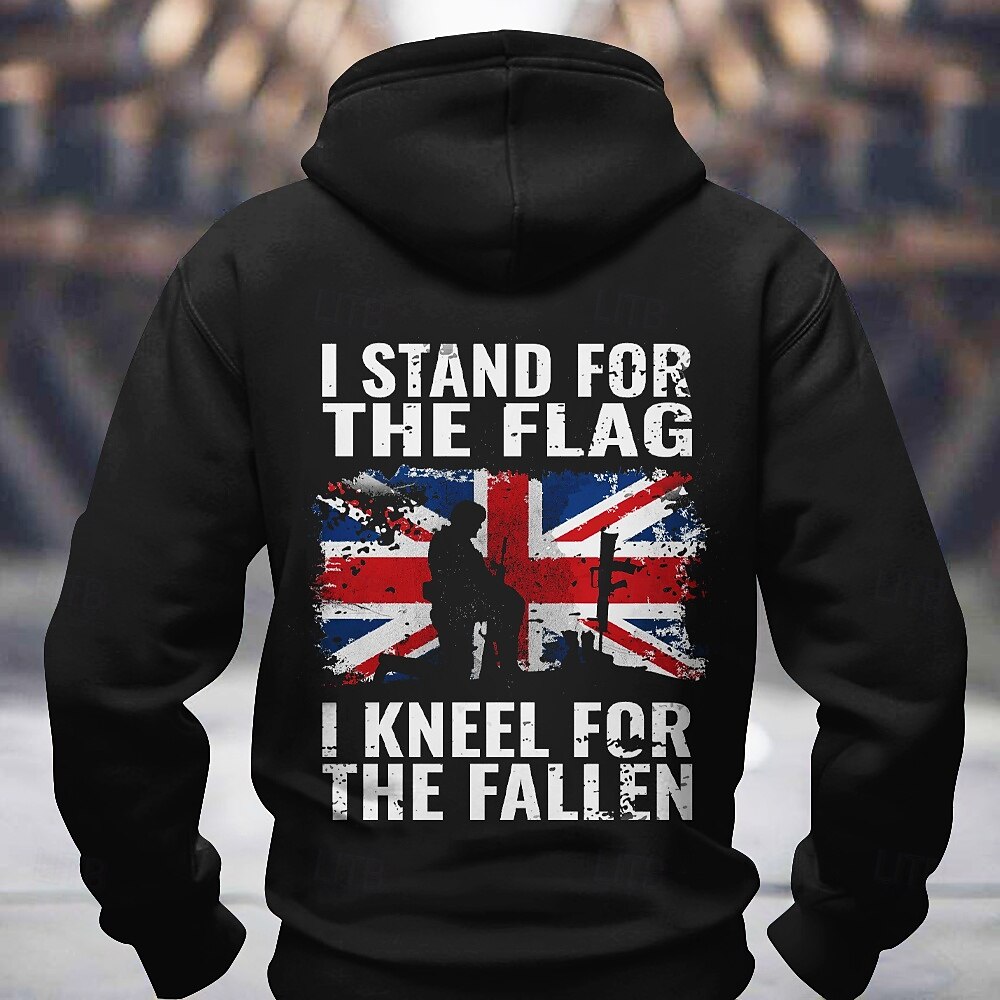 Homme Drapeau UK Sweats à capuche Sweatshirt Sweat à capuche Sweat à capuche Col ras du cou Mode Impression 3D Fête Vêtements de rue Noir Bleu Cordon de serrage 3D Automne Hiver Designer de 2025 ? $26.99 –P1