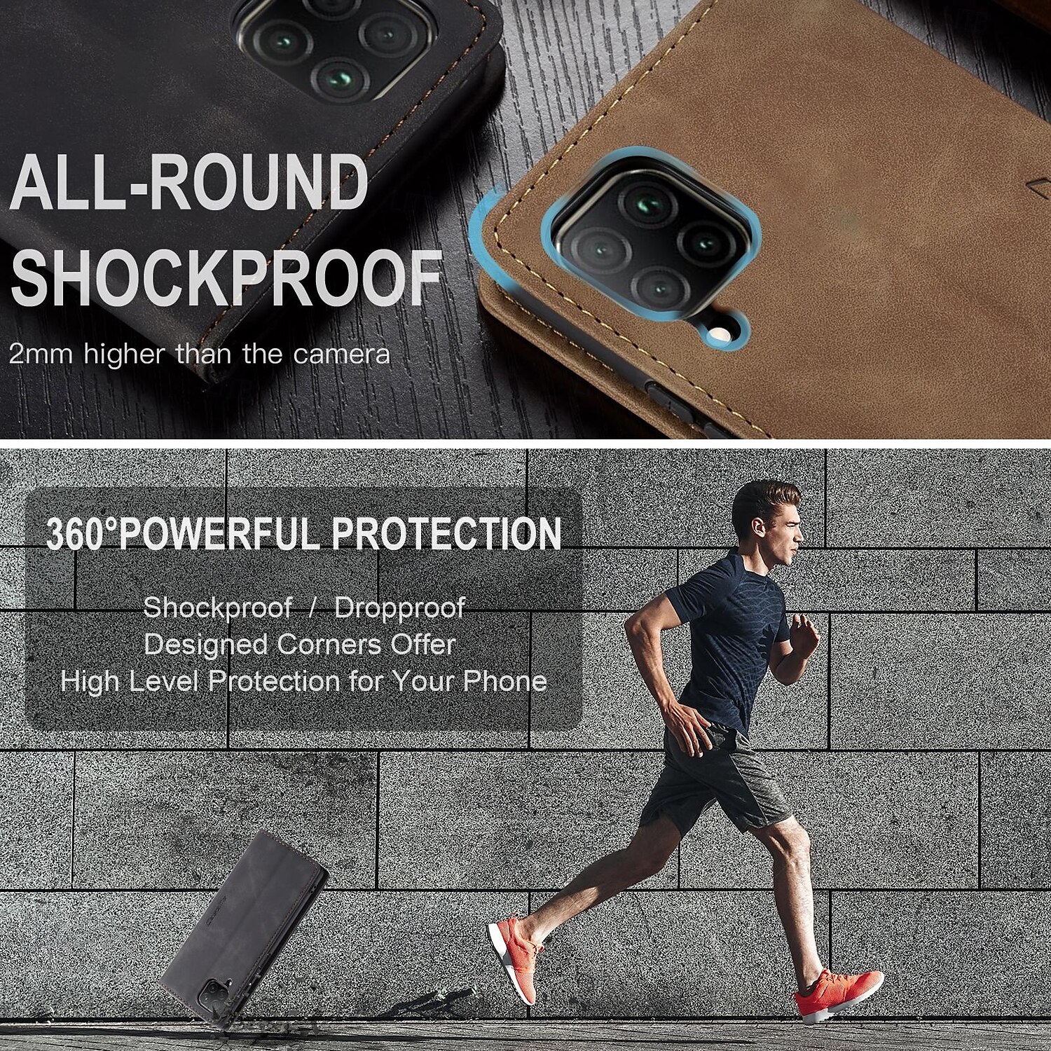 telefono Custodia Per Huawei P40 P30 P20 Mate 20 Pro Custodia Portafoglio Custodia a Flip Cavalletto Resistente agli urti TPU Pelle PU del 2025 a $12.99 –P12