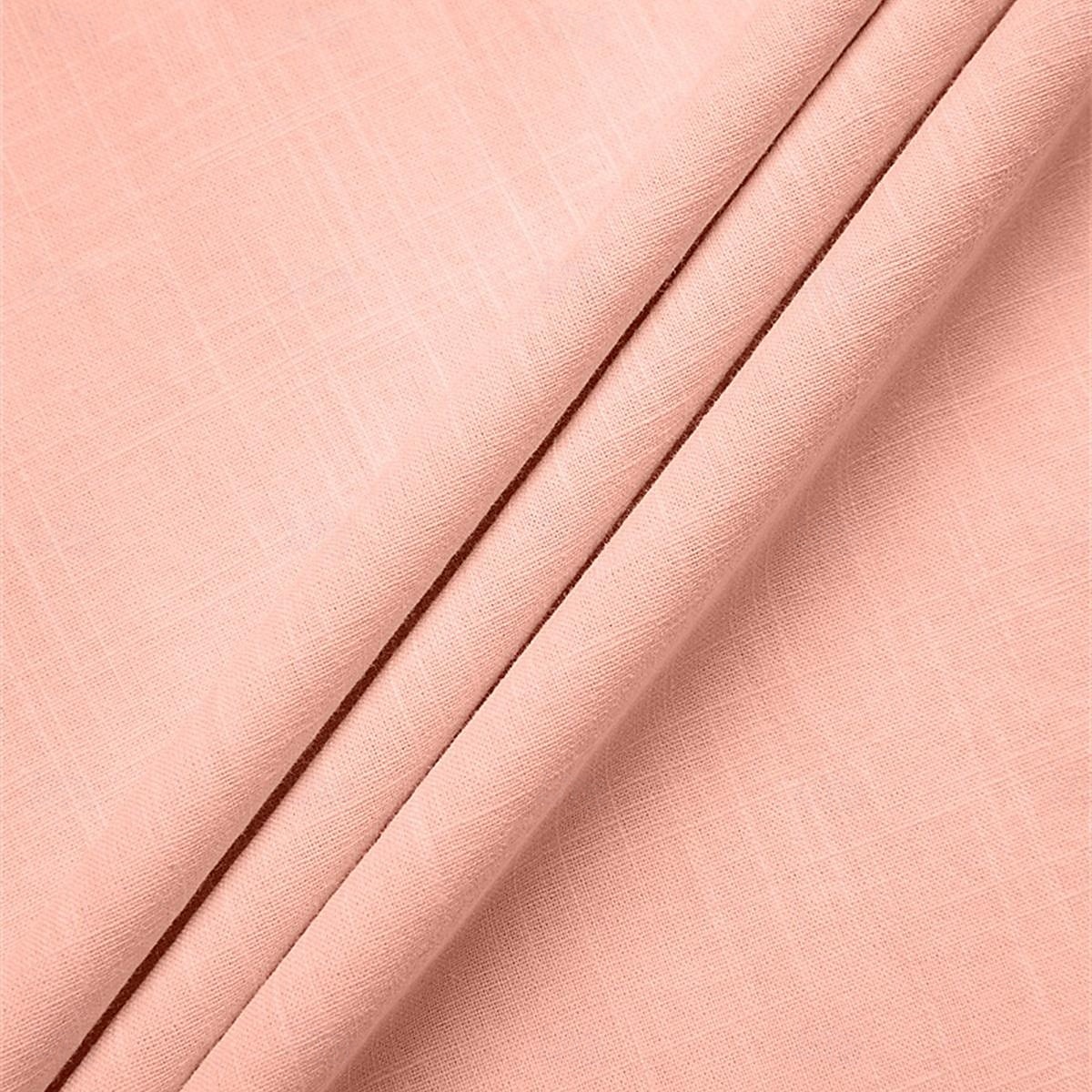 Herren Hemd Leinenhemd Stehkragenhemd Popover-Hemd Sommerhemd Strandbekleidung Einfach Urlaub Lässig Schwarz Weiß Gelb Rosa Kurzarm Stehkragen Sommer Bekleidung 2025 - $20.99 –P4