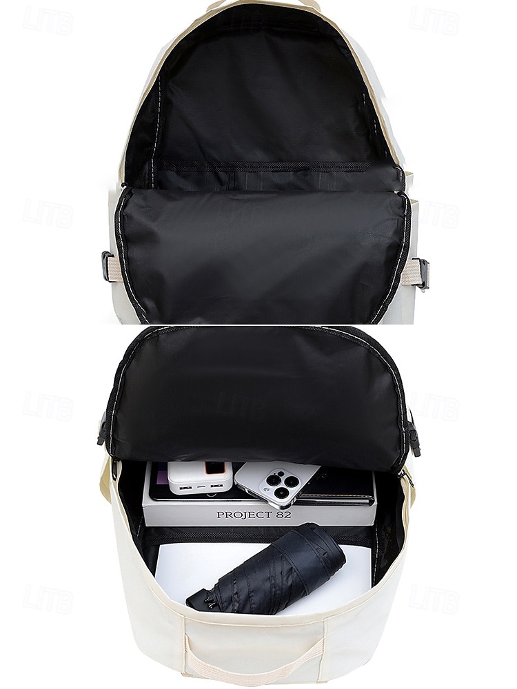 Sac à dos minimaliste de grande capacité pour étudiants et navetteurs – sac à dos pour ordinateur portable multi-poches avec sangles latérales et boucle avant pour l'école, les voyages ou un usage quotidien de 2025 ? $18.99 –P7