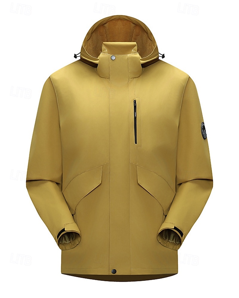Hombre Cortavientos Chaqueta Chaqueta para senderismo Chaqueta rígida Al aire libre Impermeable Resistente al Viento Trajes de senderismo Ropa de senderismo Primavera Otoño Camiseta Camping 2025 - $28.99 –P6