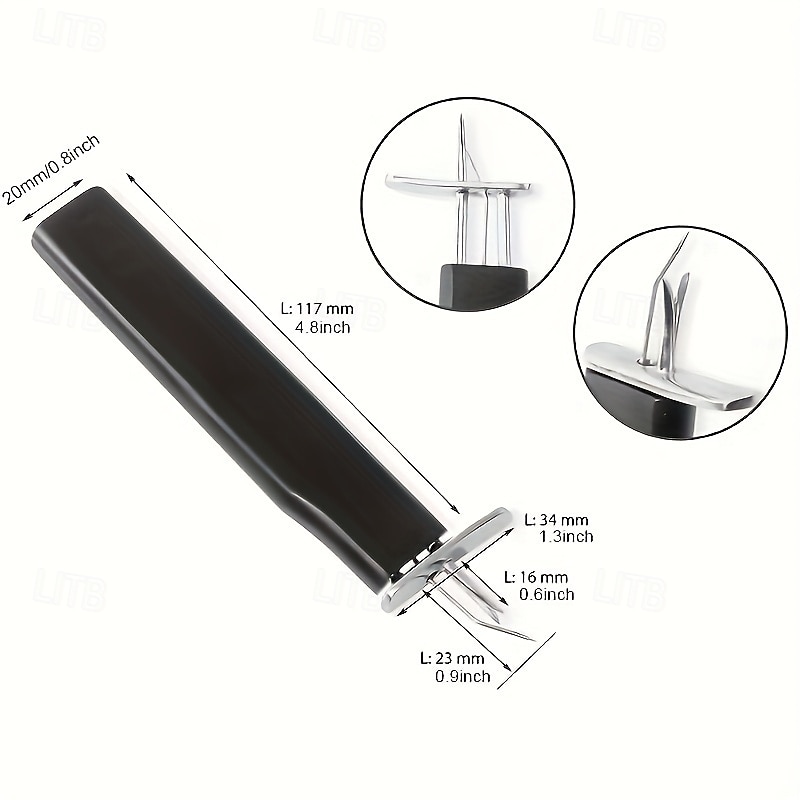 abalorios de aspecto profesional &Herramienta para anudar (1 pieza): accesorio fácil de usar para la elaboración de joyas, de metal negro. &Plástico ideal para rosario &fabricación de pulseras 2025 - $23.99 –P4