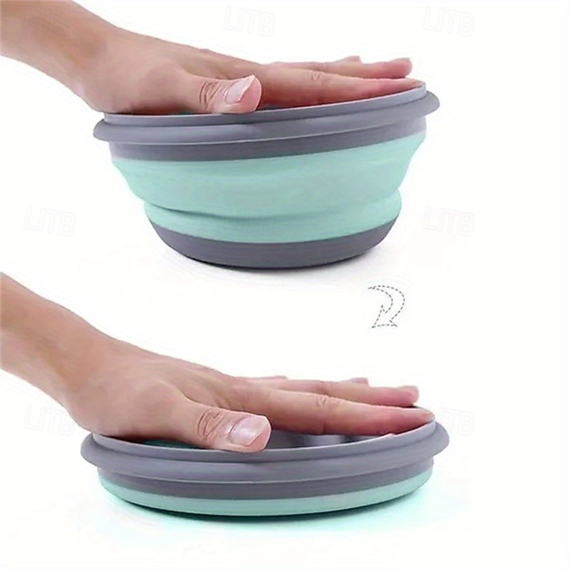 Set di 3 ciotole pieghevoli in silicone - senza BPA e a prova di perdite &durevole - pieghevole &design espandibile per una facile conservazione - perfetto per i viaggi in campeggio &avventure del 2025 a $37.99 –P5
