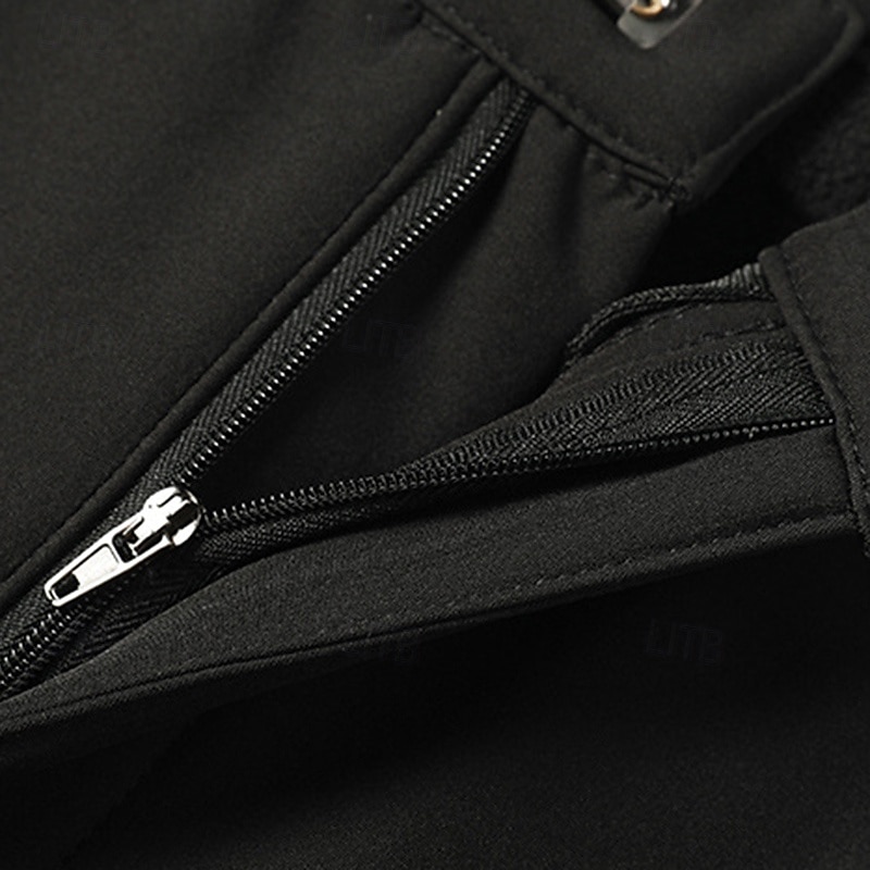 Hombre Pantalones cargo Pantalones para senderismo Pantalones de lluvia para senderismo Invierno Al aire libre Ajuste regular Impermeable Resistente al Viento Prendas de abajo Bolsillo Negro Verde 2025 - $35.99 –P8