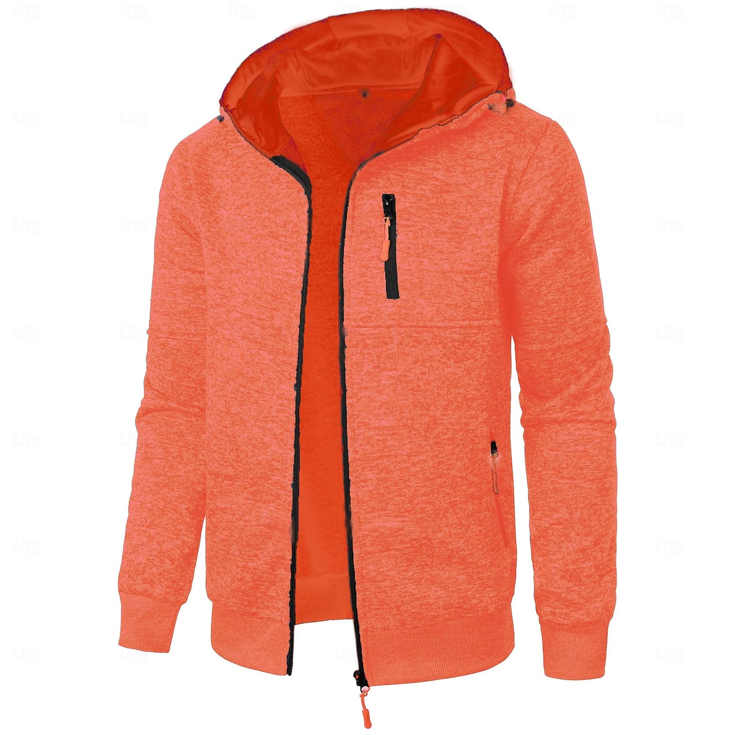 Per uomo Felpa con cappuccio Maglia Felpa con cappuccio a zip intera Nero Vino Blu marino Blu Arancione Con Cappuccio Semplice Tasca Sport & Outdoor Quotidiano Abbigliamento casual alla moda del 2025 a $21.99 –P10
