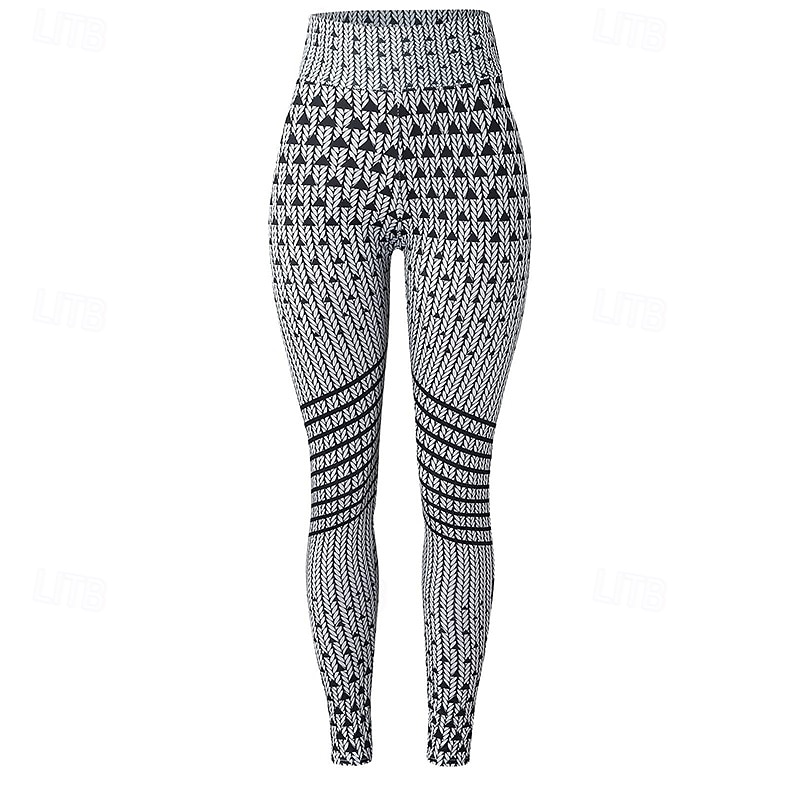 Damskie Legginsy capri Legginsy do jogi Wyszczuplenie brzucha Wysoka talia Siłownia Taniec Obuwie sportowe Doły Czarny Biały Niebieski Jesień Sport Odzież sportowa Ścisłe dopasowanie 2026 - $12.99 –P10
