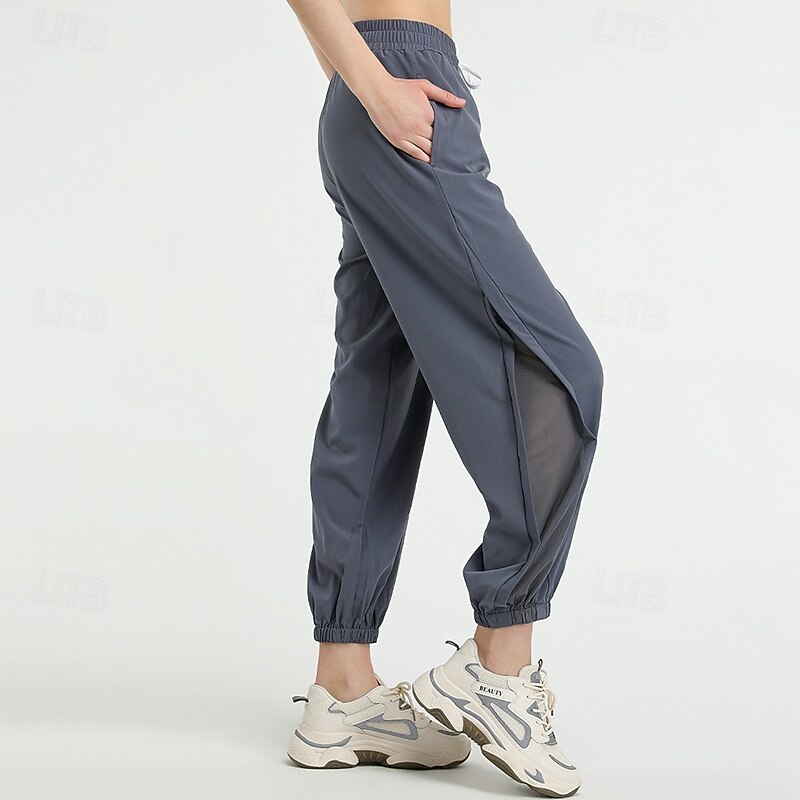 Mujer pantalones deportivos Pantalones cargo para exteriores Con bolsillos Alta cintura Gimnasio Voleibol Rutina de ejercicio Prendas de abajo Color sólido Negro Rosa Gris Deportes Ropa de Deporte 2025 - $23.99 –P1