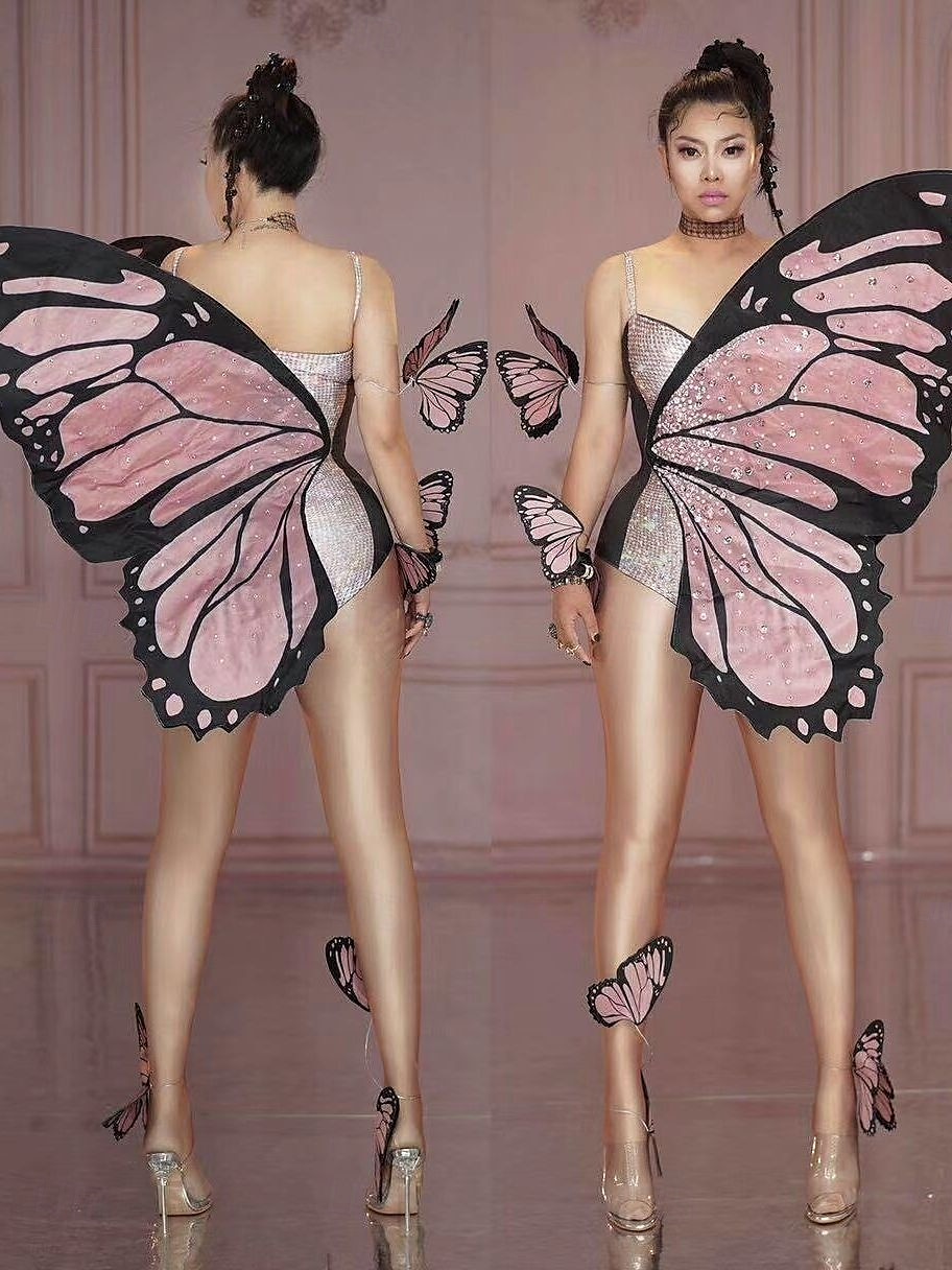 Perhonen Halloween Onesies Cosplay Aikuisten Naisten Halloween Karnevaali Naamiaiset Suoritus Juhla Festivaali Helppoja Halloween-asuja Pukeudu 2025 - $124.99 –P2