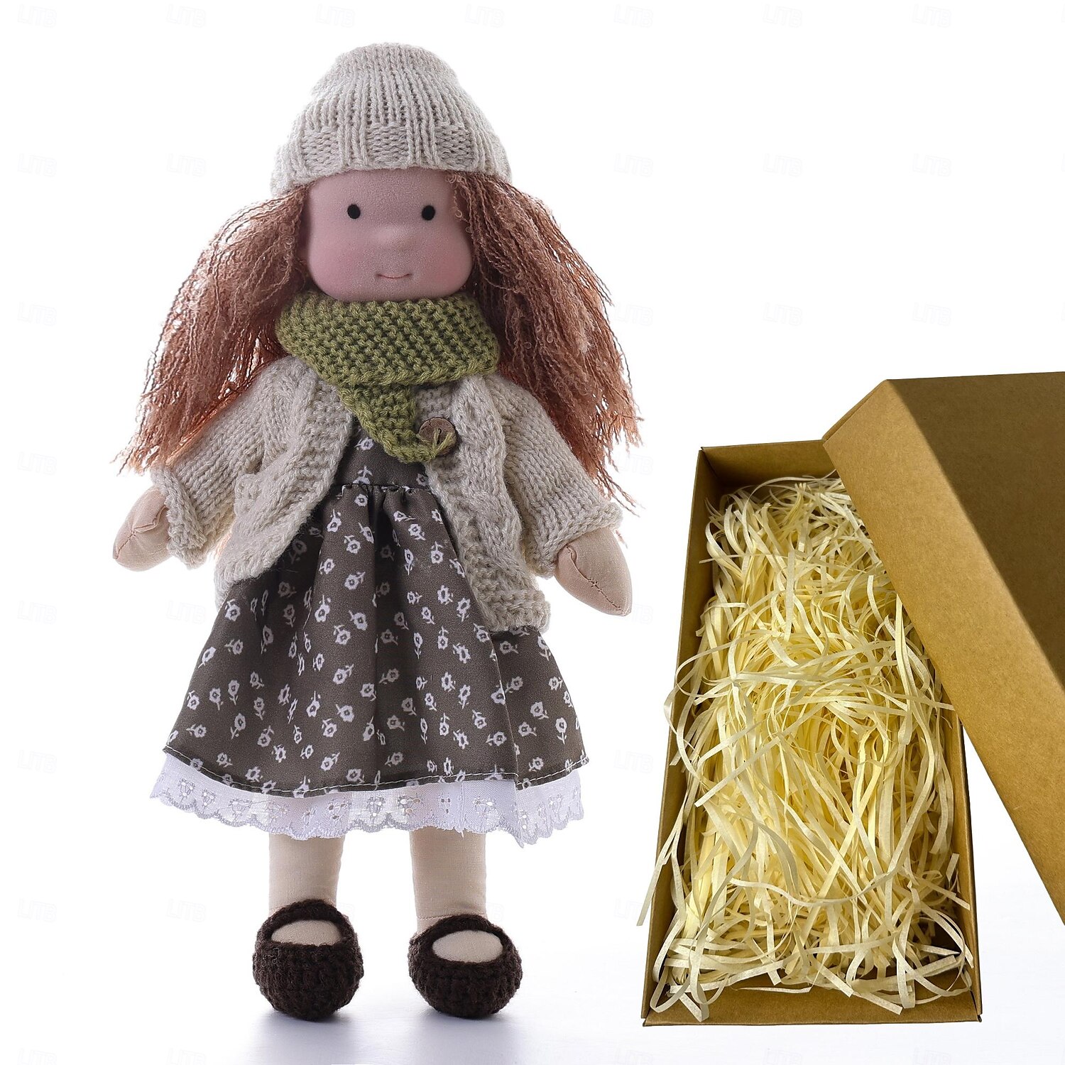 Waldorfpuppe, Künstlerpuppe, handgefertigt, Mini-Wechselpuppe, DIY-Puppe, Gr. Waldorf 2025 - $46.99 –P12