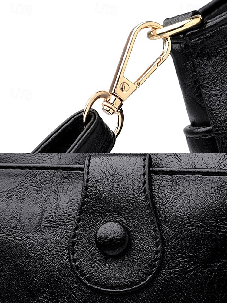 Women's Faux Leather Crossbody Bag with Multiple Compartments – Vintage Casual Shoulder Purse for Daily Commute, Shopping and Travel 2025 - $19.99 –P9