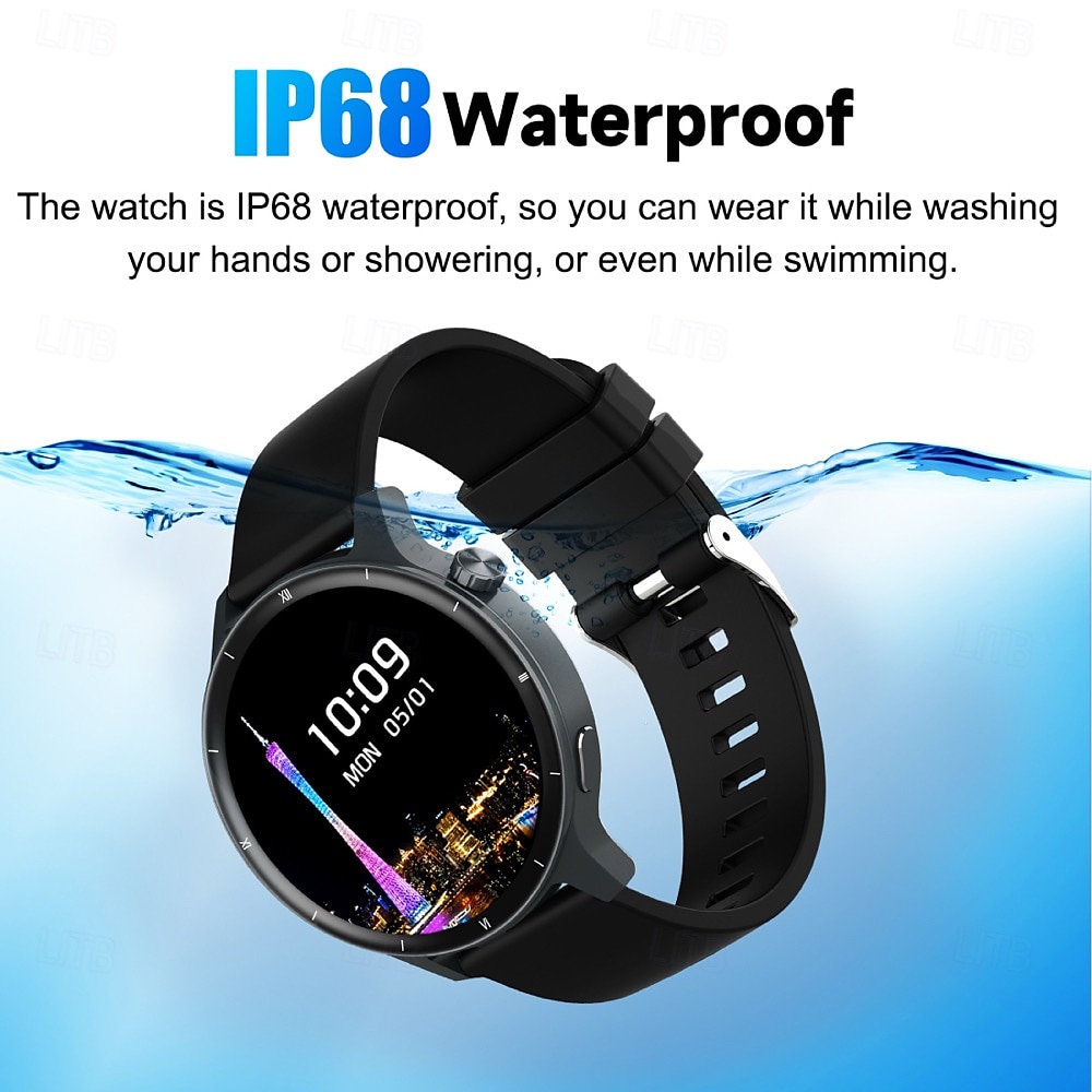V15Z Orologio intelligente 1.39 pollice Orologio da Corsa Fitness Smartwatch Bluetooth Contapassi Promemoria chiamata Localizzatore di attività Compatibile con Android iOS Da uomo Standby lungo del 2025 a $31.99 –P6