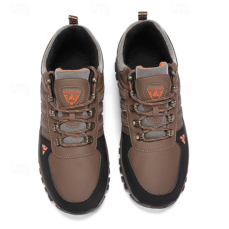 2025年 頑丈なトレッドを備えたメンズアウトドアハイキングシューズ、ウォーキング、キャンプ、荒野の旅行に最適な通気性のあるトレイルスニーカー  コレクション – $42.99 –P9