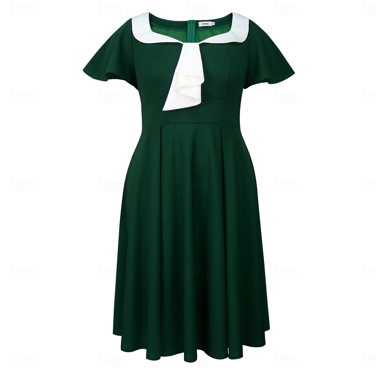 1950-tallet Retro / vintage Middag Flare kjole Store størrelser Kostyme Dame Feriereise Ball Fest / aften Voksne Kjole Vår sommer 2026 - $44.99 –P1