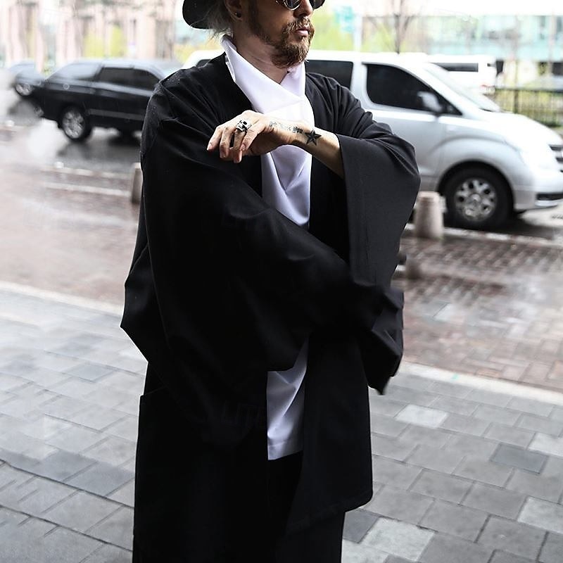 Herren Oberbekleidung Schwarz Schalkragen Einfach Sport & Outdoor Täglich Ferien Polyester Streetwear Basic Lässig Frühling Herbst Bekleidung Kapuzenpullover Sweatshirts Langarm 2026 - $30.99 –P2