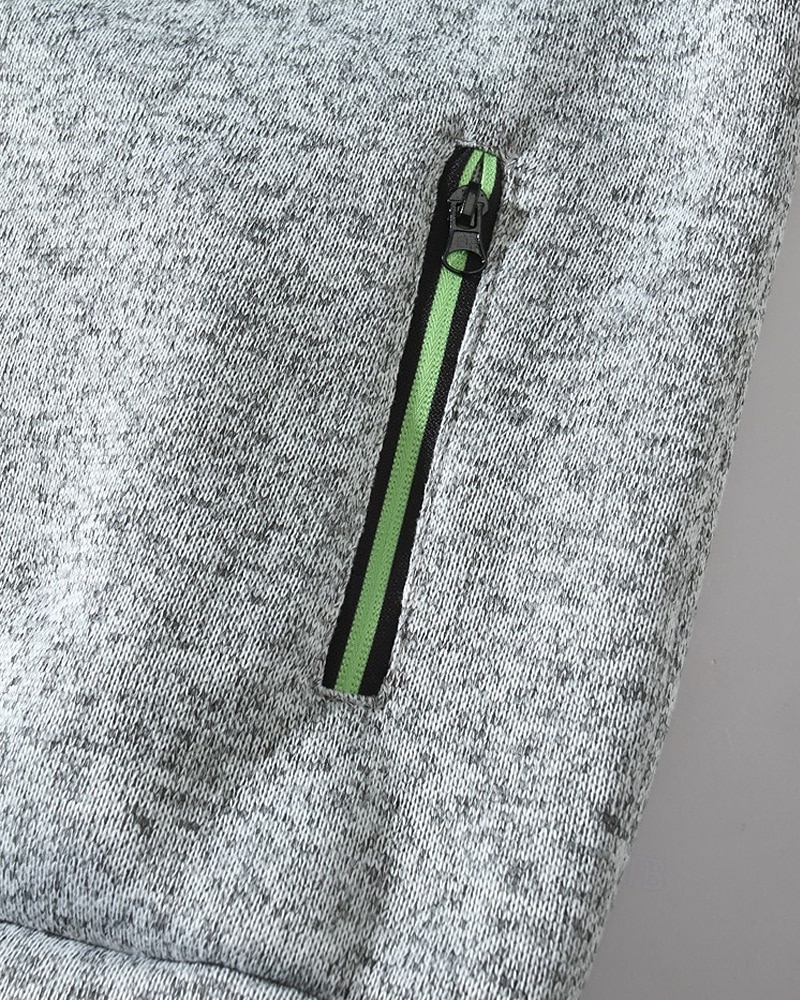 Pánské Mikina Celorozepínací mikina Černá Armádní zelená Námořnická modř Světle šedá Tmavě šedá Stojáček Bez vzoru Kapsy Sporty a outdoor Denní Dovolená Polyester Šik ven Základní Na běžné nošení 2025 - $27.99 –P4