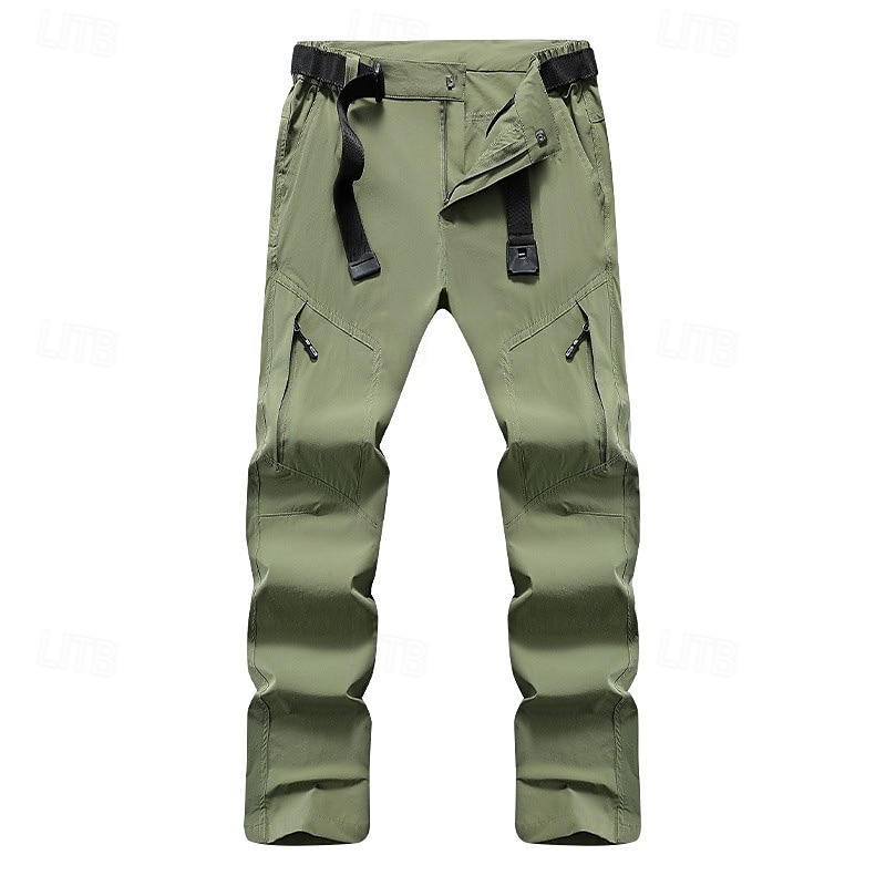 Miesten Reisitaskuhousut Vaellushousut Sadehousut retkeilyyn Fleece-housut Talvi Ulko- Normaali Vedenkestävä Tuulenkestävä Nopea kuivuminen Alaosat Tasku Musta Tumman harmaa Retkeily ja vaellus Juoksu 2025 - $45.99 –P8