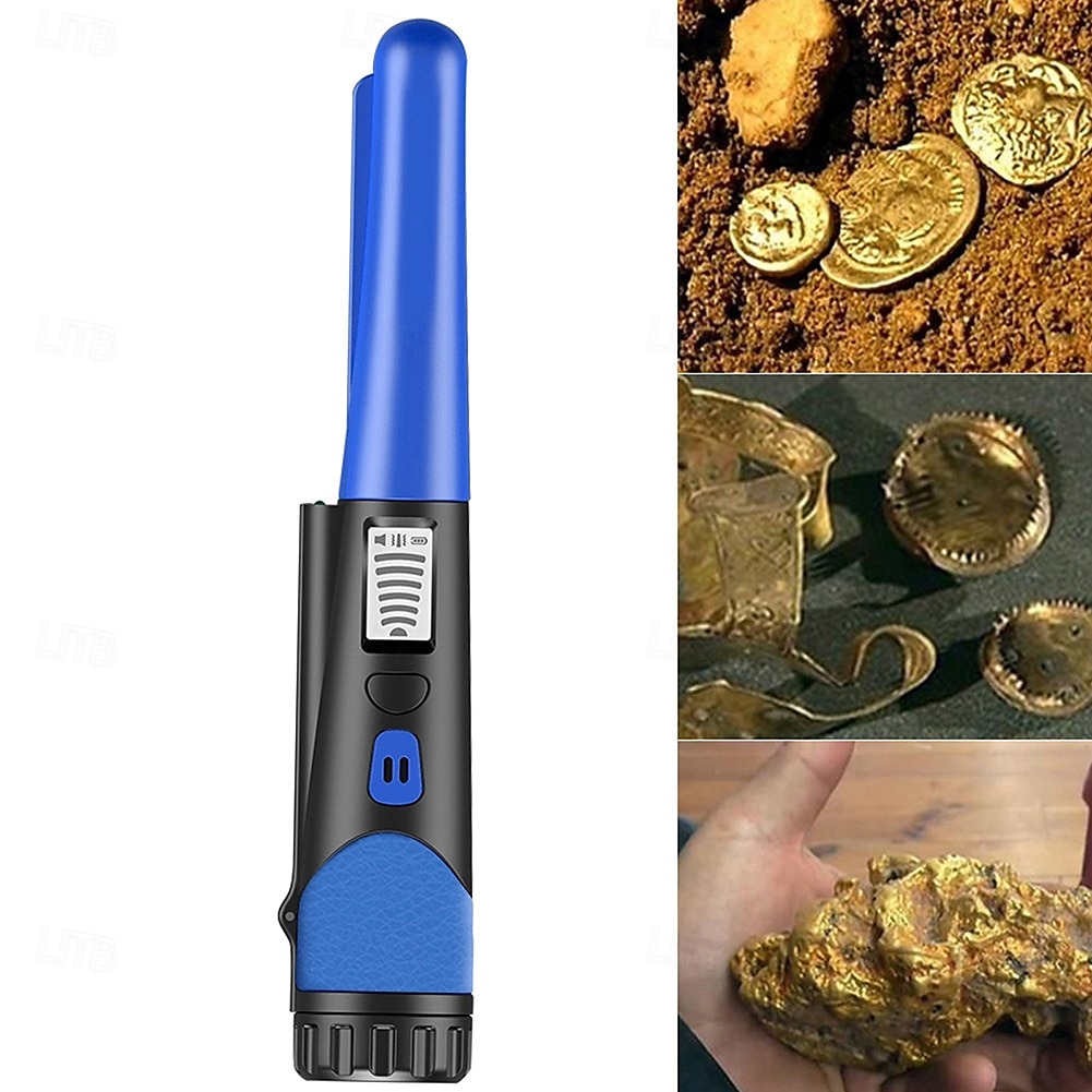 metaaldetector, draagbare metaaldetector met hoge gevoeligheid en led-indicator met één knop 2025 - $54.99 –P13