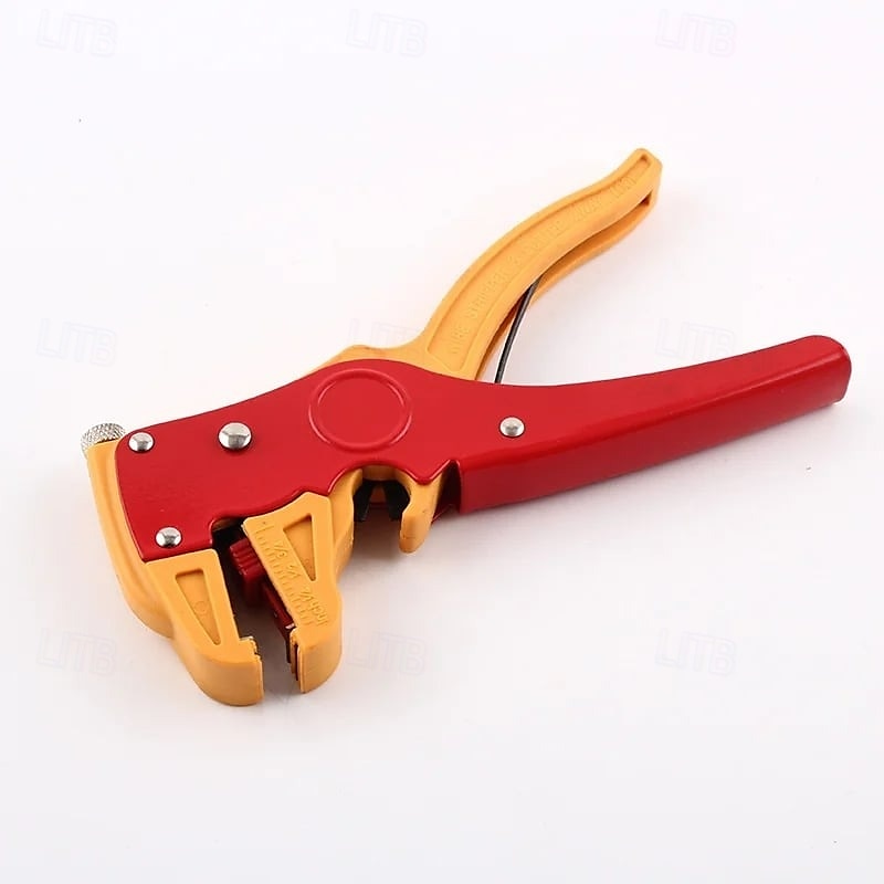 spelafili automatico, utensile elettrico multifunzionale, pinza a becco d'anatra regolabile per tagliare e spellare cavi, crimpare fili, utensile manuale per riparazioni elettriche del 2025 a $16.99 –P7