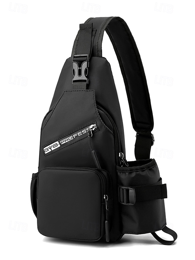 Men’s Waterproof Crossbody Sling Bag – Lightweight Casual Chest Bag with Multiple Compartments, Adjustable Strap, and Water-Repellent Fabric for Travel, Outdoor and Daily Use 2025 - $18.99 –P4