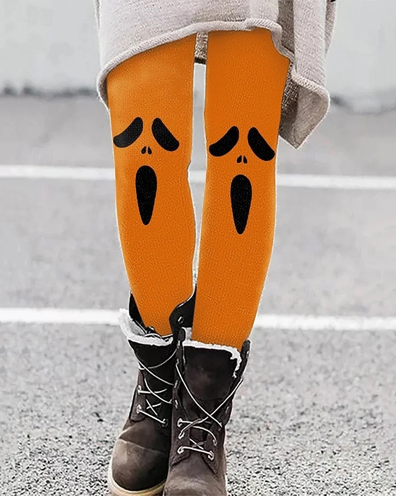 Per donna Pantaloni Leggings Streetwear Casual Lunghezza intera Vita Alta A Motivi Elastico in vita Stampato Traspirabilità Confortevole Elasticizzato Vacanza Streetwear Abbigliamento quotidiano del 2025 a $15.49 –P2