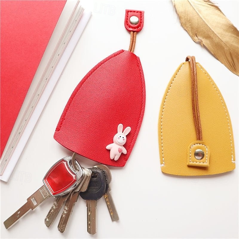 4 portachiavi in similpelle a forma di frutta, mini portachiavi estraibile alla moda per donna, organizer creativo per portachiavi auto. del 2025 a $9.99 –P11