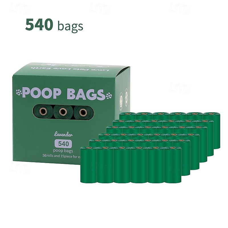 New Environmentally Friendly Recyclable Dog Poop Bag Portable Storage Bag With Hands-Free Clip Pet Waste Bag 36 Rolls 2025 - $50.99 –P10