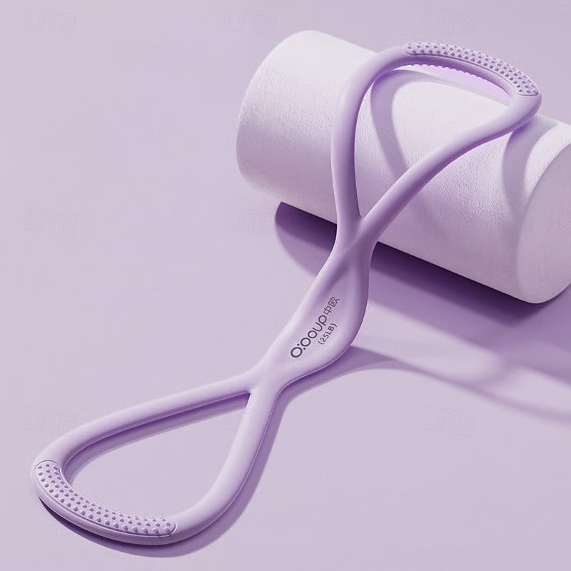 Bande de résistance pour le yoga 25 lb/35 lb, bande de fitness extensible, bandes d'exercice en forme de 8 polyvalentes, aide à la traction en forme de 8 pour la mobilité des épaules &développement du de 2025 ? $13.99 –P10