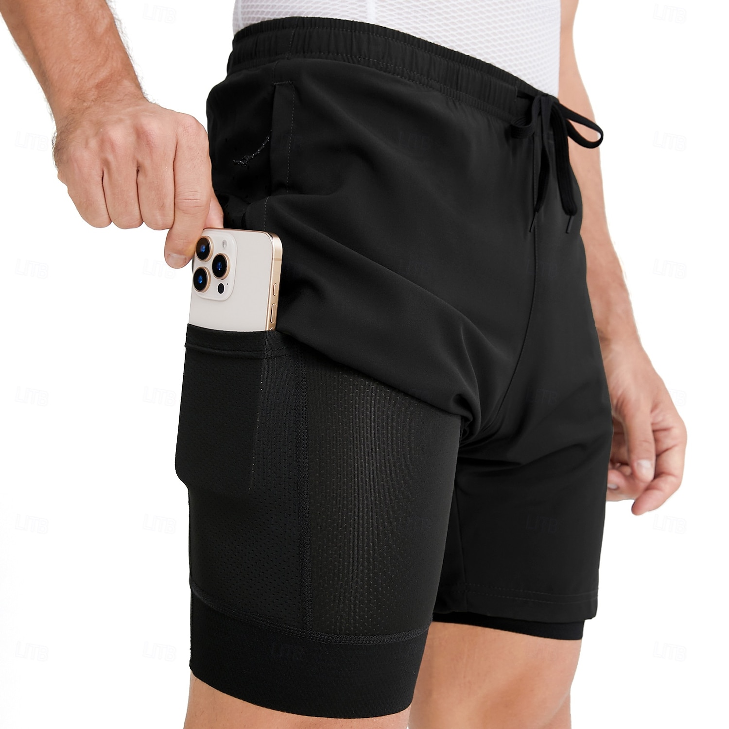 Arsuxeo Per uomo Tinta unica Pantaloni da ciclismo Pantaloncini MTB Pantaloncini da ciclismo Bicicletta Shorts larghi Pantaloncini imbottiti / Fondello Vestibilità aderente Mountain Bike MTB Ciclismo del 2026 a $40.99 –P5