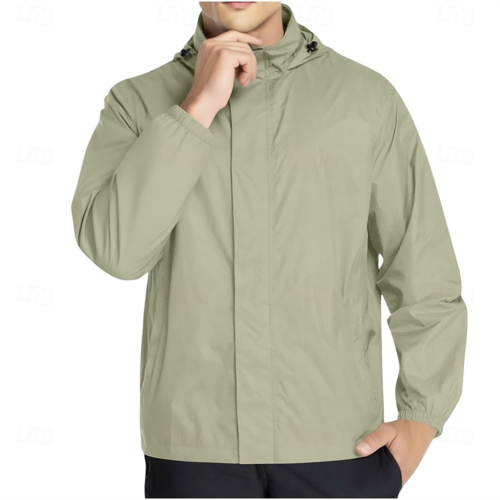 Homens Casaco exterior Jaqueta casual Férias Diário Prova-de-Água A Prova de Vento Bolsos Outono Inverno Tecido Moda Clássico Com Capuz Padrão Verde Claro Vermelho Escuro Azul Marinha Azul cáqui de 2025 por $36.99 –P7