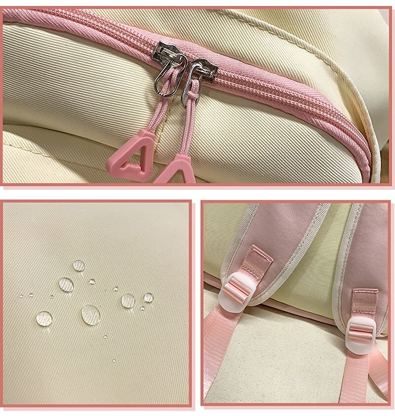 Sac à dos d'école jaune et rose pour filles avec motif ours en peluche, joli sac léger pour les élèves de maternelle et du primaire de 2025 ? $34.99 –P8