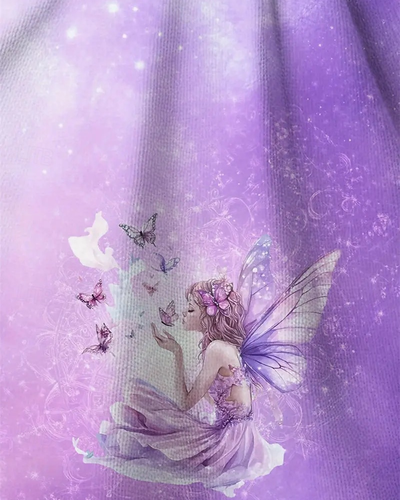 Mädchen' 3D Cartoon Schmetterling Kleid Langarm Sommer Frühling Urlaub Täglich Ferien Prinzessin Schön Süß Kinder 4-12 Jahre Freizeitkleid A Linie Kleid Knielang Normale Passform 2025 - $16.99 –P5