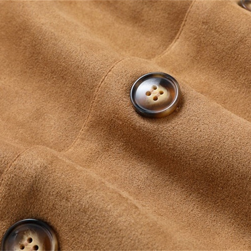 Herren Imitat-Lederjacke Urlaub Täglich Winddicht Warm Tasche Herbst Winter Einfach Mode Klassisch Stehkragen Regulär Hellkaki Schwarz Blau Khaki Armeegrün Jacken 2025 - $52.99 –P2