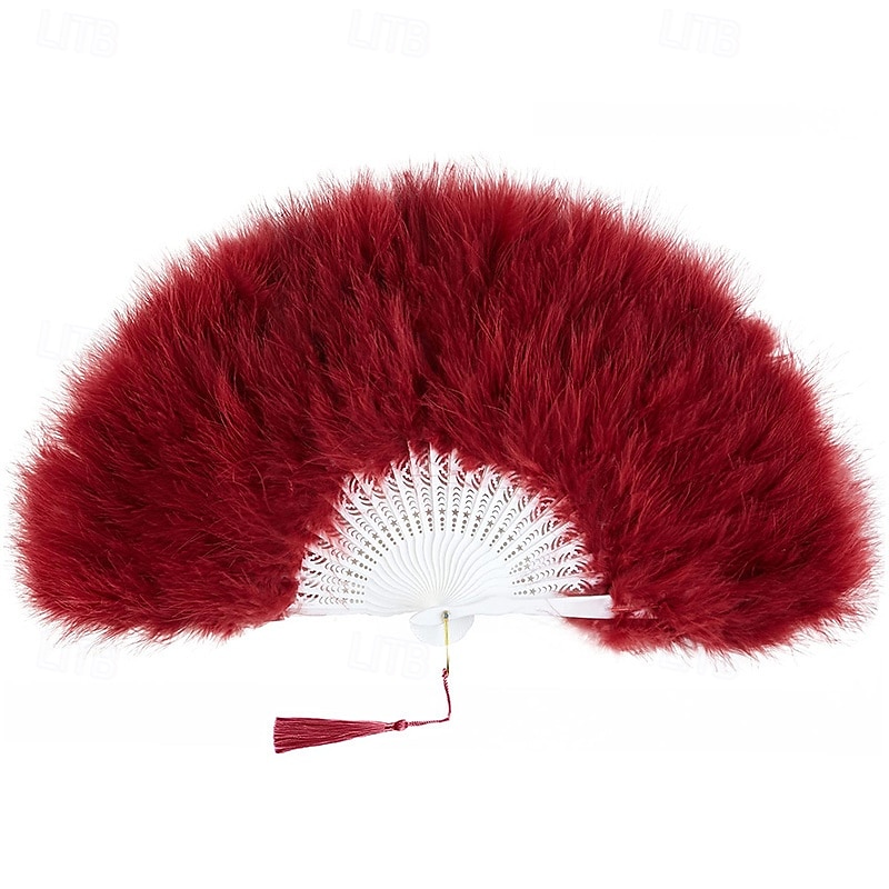 ancien Déguisements thème film / TV Rétro Vintage Ventilateur pliant Normal Gatsby le Magnifique Charleston Invité au mariage Plume Déguisement Femmes Noël Halloween Carnaval Soirée Bal de promo Fête de 2026 ? $18.99 –P12