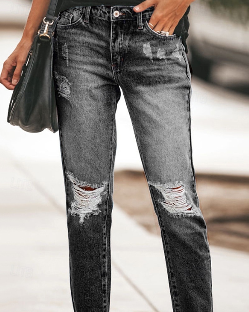 Női Nadrág Kényelmes leggings Egyenes Utcai sikk Alkalmi Teljes hossz Természetes Sima Zseb Izmos kellemes Vakáció Alkalmi Világos égszínkék Tengerészkék Fekete Ősz Normál 2026 - $26.99 –P15