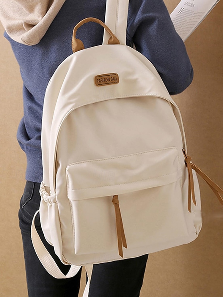 damski prosty, wodoodporny plecak o dużej pojemności - prosty, lekki plecak z wieloma kieszeniami do przechowywania na uczelnię, w podróż i do codziennych dojazdów 2026 - $19.99 –P1