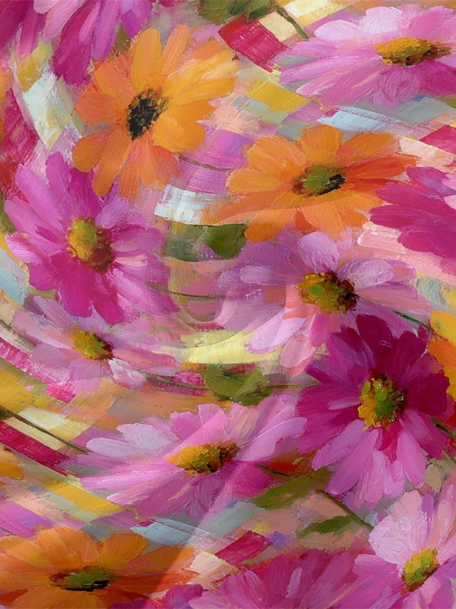 Damen Midikleid Freizeitkleid Chiffon Schwingkleid Modern Urlaub Täglich Wochenende Normale Passform Blumen Karomuster Langarm V Ausschnitt Rosa Fuchsie Grün Sommer Frühling Herbst 2025 - $31.99 –P3