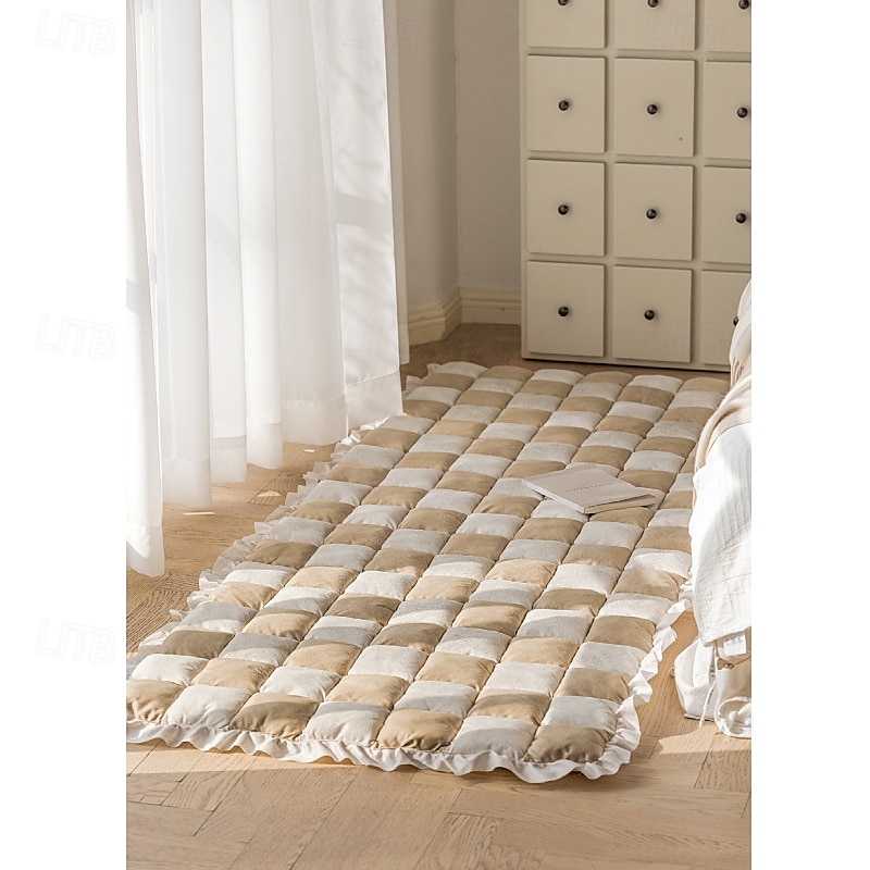 Cream Sofa Cover  Couch Cover For Pets Dog Large Plaid Square Fuzzy Pet Dog Mat Bed 2025 - $150.99 –P8