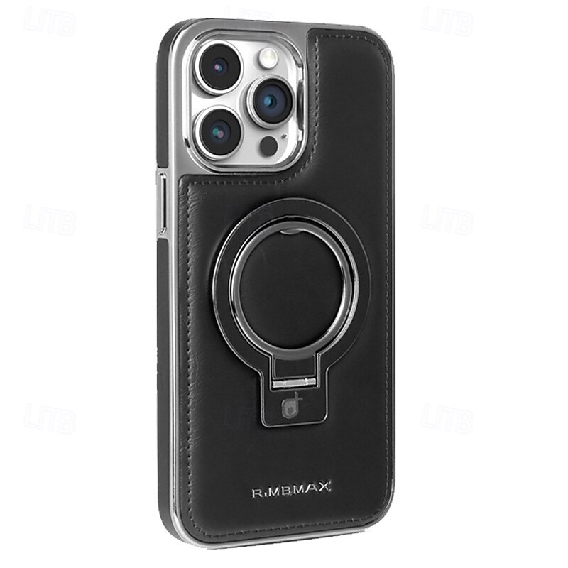 Phone Case For iPhone 16 Pro Max Plus iPhone 16 iPhone 16 Plus iPhone 16 Pro iPhone 15 Pro Max Plus iPhone 15 iPhone 14 Pro Max Plus Back Cover with Stand Holder Magnetic Shockproof Retro TPU PU 2025 - $24.99 –P2