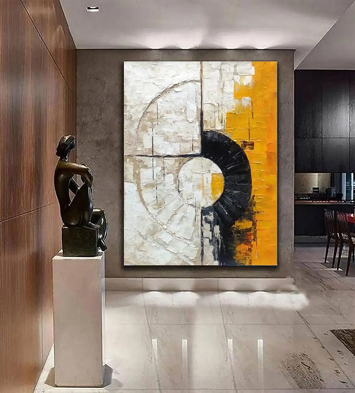 Handmade Oil Painting Canvas Wall Art Decoration Simple Abstract for Home Decor Stretched Frame Hanging Painting/Rolled Frameless Unstretched Painting 2026 - $65.99 –P3