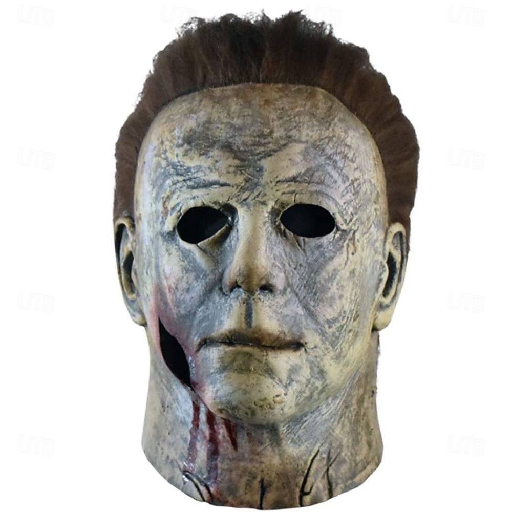 Buy Halloween Mask Scary Ghost Face Latex Mask Horror Killer Full Head Masks  Creepy Movie Cosplay Costume at affordable prices — free shipping, real  reviews with photos — Joom, image size:1000x1000