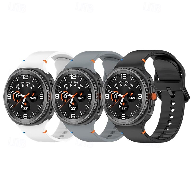 6 Pachete Uita-Band pentru Samsung Galaxy Ceas 8 40/44mm Ceas 8 Classic 46mm Silicon Înlocuire Curea Draguț Femei barbati Banderolă Sport Catarama moderna Brăţară 2025 - $24.99 –P7
